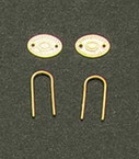 Brass Hep.Drawer Pull 6set/pkg