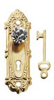 Brass/Crstl Opryland Knb 2pc/pk