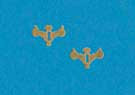 Dollhouse Brass Chip Key Plate