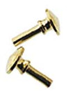 Brass Knob 16pc/pkg