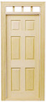 6-Panel Traditional Door