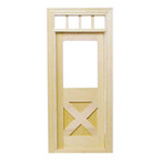 Dollhouse Doors Crossbuck Door
