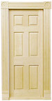 Traditional Block & Trim Interior Dollhouse Door