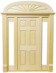 Sunburst 6-Panel Door