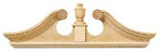 Dbl Deerfield Door Ped 2pc/pkg