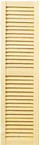 Large Louvered Dollhouse Shutter 2pc/pkg