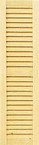 Small Louvered Dollhouse Shutter 2pc/pkg
