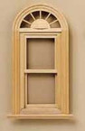 Palladian Working Dollhouse Window