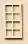 Standard 8-Light Dollhouse Window
