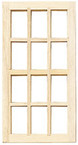 Standard 12-Light Dollhouse Window