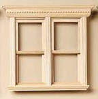 Yktwn Side-by-Side Work Dollhouse Window
