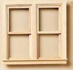 Trad Side-by-Side Work Dollhouse Window