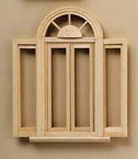 Circlehead Dbl Casement Dollhouse Window