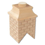 Dollhouse Fireplaces Wood Dollhouse Brick Chimney