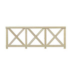 Dollhouse Fence Crossbuck Dollhouse Fence 6pc/pkg