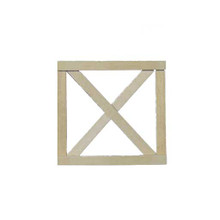 Dollhouse Fence Crossbuck Dollhouse Fence Gate 2pc/pkg
