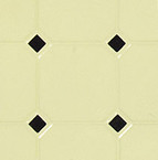 Black & Beige Octagon Dollhouse Vinyl Floor