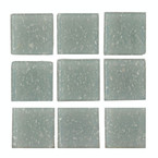 Dollhouse Grey Glass Mosaic Tile Sheet