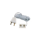 Dollhouse Electrical Parts Sgl Recep Ext Cord 4pc/pkg