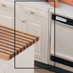 Dollhouse Kitchen Furniture 1.5" Base Kit Unfinished