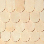 Dollhouse Shingles Fishscale Shingle 100pc/pkg
