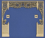 Victorian Dollhouse Room Divider Fretwork