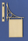 Miniature Dollhouse Hanging Sign