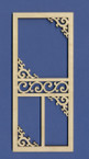 Victorian Dollhouse Screen Door VIII