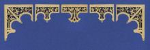 Victorian Dollhouse Adjustable Fretwork Spandrel Kit