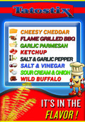 Tatostix PVC Flavor Menu