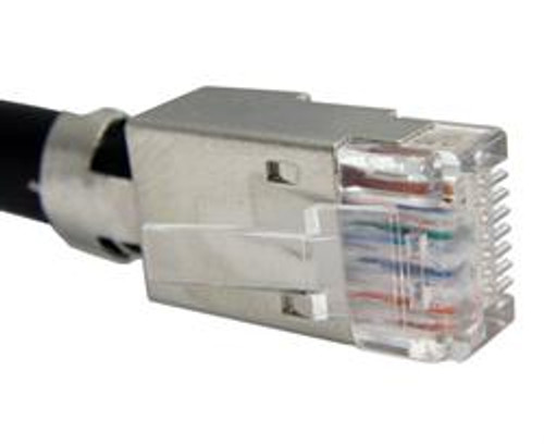 Cat6, Cat6A & Cat7 8x8 Shielded RJ45 Modular Plugs Applications
Ideal for creating superior high performance CAT6a patch cables in 10Gigabit Ethernet applications where high density routers and switches are employed
Meets CAT6a performance requirements per ANSI/TIA-568-B.2-10
Robust shield termination and strain relief allow for one-step termination process
Optional slim line boot features integrated strain relief and latch protection
Selectively plated contacts with 50 micro-inches of gold
UL 94-V0 plastic components
RoHS compliant Cat6, Cat6A & Cat7 8x8 Shielded RJ45 Modular Plugs Applications
Ideal for creating superior high performance CAT6a patch cables in 10Gigabit Ethernet applications where high density routers and switches are employed
Meets CAT6a performance requirements per ANSI/TIA-568-B.2-10
Robust shield termination and strain relief allow for one-step termination process
Optional slim line boot features integrated strain relief and latch protection
Selectively plated contacts with 50 micro-inches of gold
UL 94-V0 plastic components
RoHS compliant