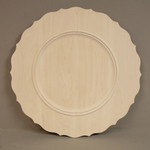Scalloped Beaded Rim Plate