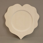 Scalloped Heart Plate