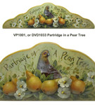 DVD1033 Partridge Doorcrown- Paint It Simply