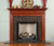 Available in different wood types and colors, the Gardendale custom fireplace mantel is preferred in wood mantel collection.