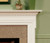 Somerville fireplace mantel with detailed front designs and perfectly cut custom edges that give any room a perfect touch.