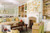 Installed fireplace mantel in a magazine.
