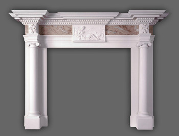 The marble insert comes in four different colors.