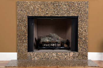 Installed picture of the Baltic gold granite facing kit.
