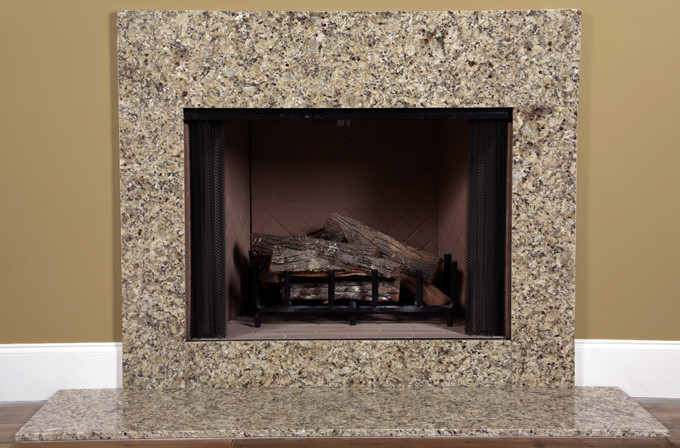 Venetian Gold Granite Fireplace Surround Facing