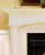 Detail image of the Barrington stone mantel.