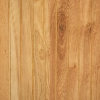 Natural birch beaded wall paneling. 4 x 8 sheets