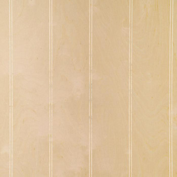 Unfinished beaded birch veneer paneling, as supplied, ready for you to finish with paint or stain