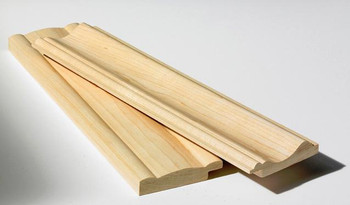 Chair Rail and Base Rail. Shown in maple