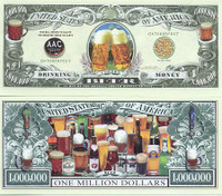 Beer One Million Dollar Bill (Drinking Money)