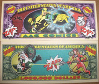 Super Hero One Million Dollar Bill