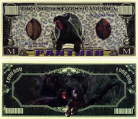 Black Panther Collectible One Million Dollar Bill