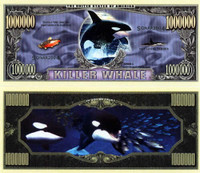Killer Whale One Million Dollar Bill