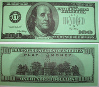 One Hundred Dollar Bill Casino and Poker Night Money-PM