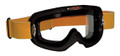Black Motocross Goggles